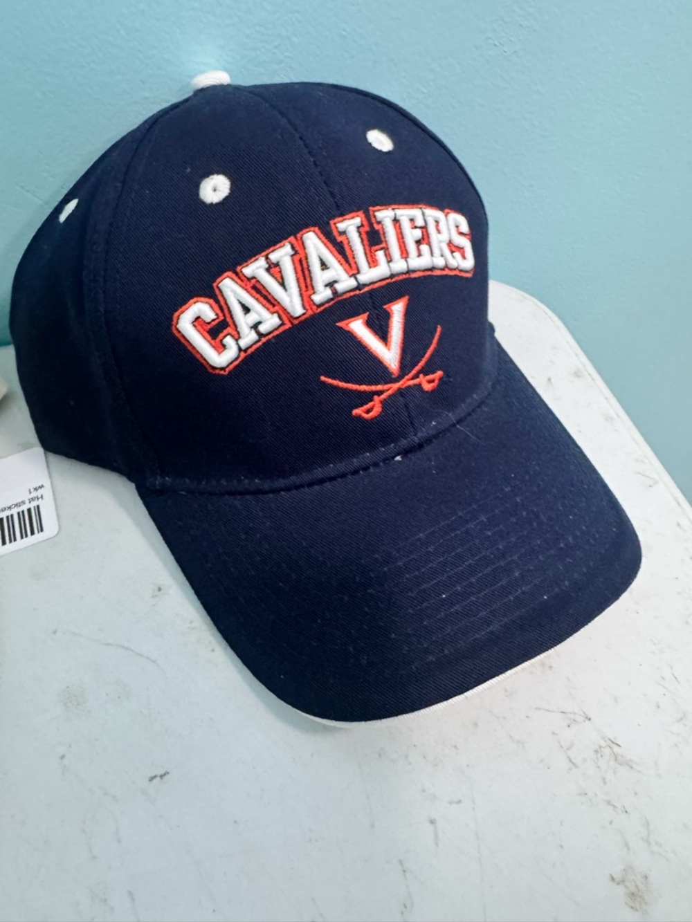 Cavaliers Navy Baseball Cap - Embroidered Team Logo